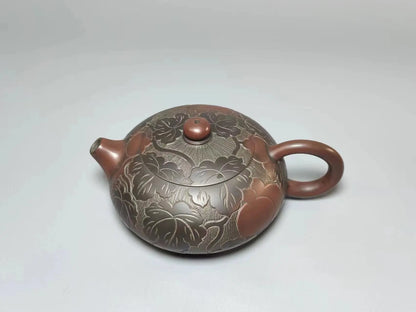 Nixing Handmade Teapot Master Gourd Flat Xishi  filter handmade nixing clay customized gifts authentic theiere