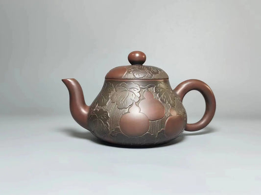Nixing Handmade Teapot Master Gourd Siting filter handmade nixing clay customized gifts authentic theiere