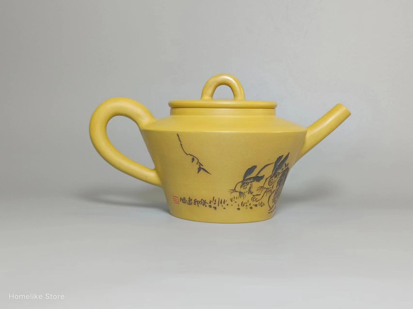 Nixing Handmade Teapot Master Lucky Rabbit Carving filter handmade nixing clay customized gifts authentic theiere