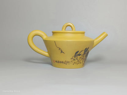 Nixing Handmade Teapot Master Lucky Rabbit Carving filter handmade nixing clay customized gifts authentic theiere