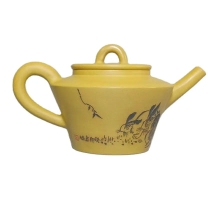 Nixing Handmade Teapot Master Lucky Rabbit Carving filter handmade nixing clay customized gifts authentic theiere