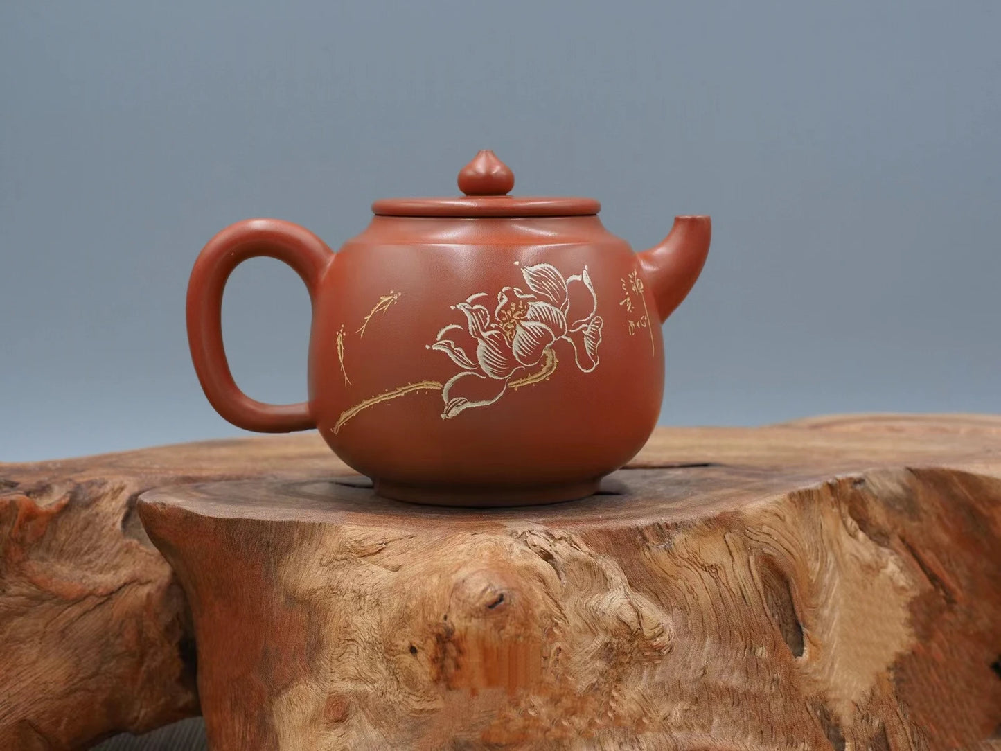 Nixing Handmade Teapot Master Tang Tianyuan Carving  filter handmade nixing clay customized gifts authentic theiere