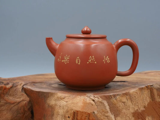 Nixing Handmade Teapot Master Tang Tianyuan Carving  filter handmade nixing clay customized gifts authentic theiere