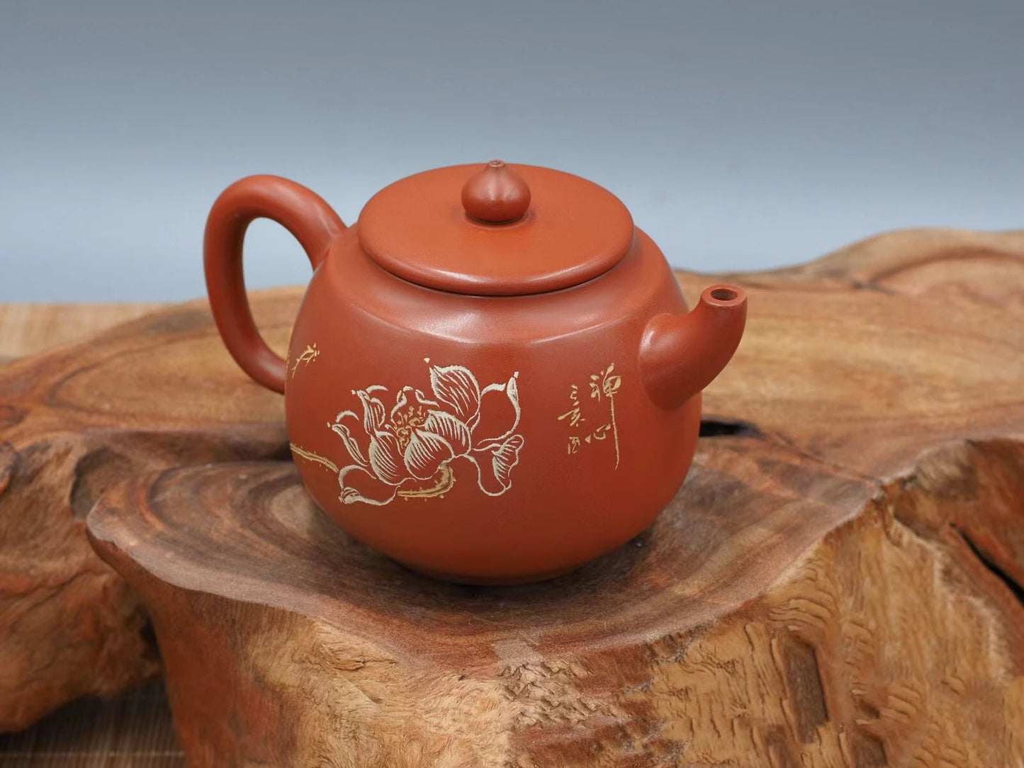 Nixing Handmade Teapot Master Tang Tianyuan Carving  filter handmade nixing clay customized gifts authentic theiere