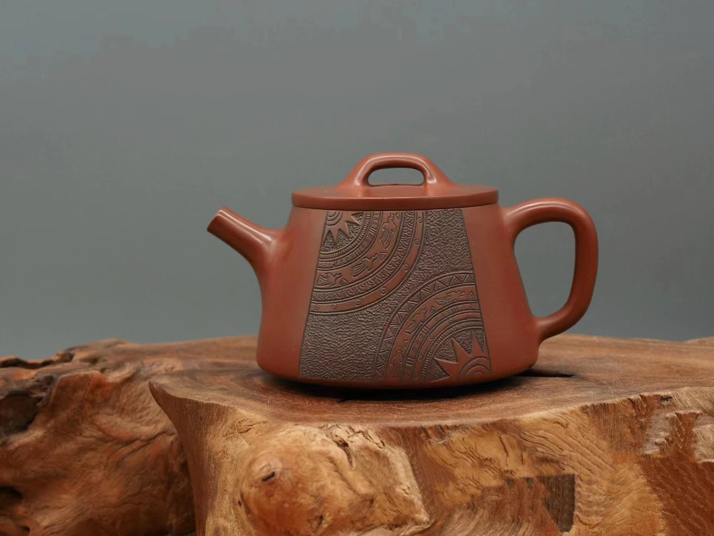 Nixing Handmade Teapot Mbaw Laiz Fax  Carving filter handmade nixing clay customized gifts authentic  Long Dan theiere