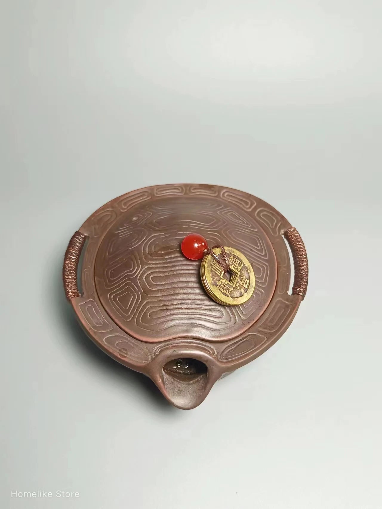 Nixing Handmade Turtle Teapot Carving filter handmade nixing clay customized gifts authentic theiere