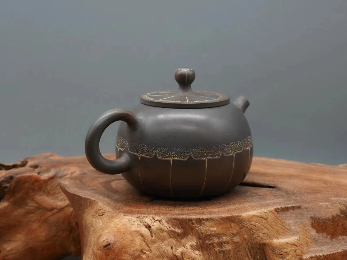 Nixing Master Handmade Teapot Landscape Carving filter handmade nixing clay customized gifts authentic theiere