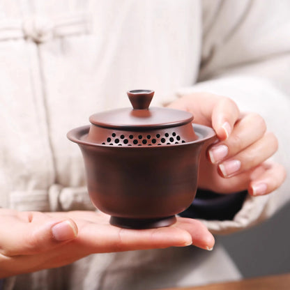 Nixing New Style Gaiwan Teapot Kettle(not Yixing) nixing Tao Pure Handmade Teapot for Dalongpao Gift Box Package Kung Fu Tea
