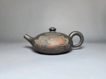 Nixing Pure Handmade Full Carving Teapot Carving filter handmade nixing clay customized gifts authentic theiere