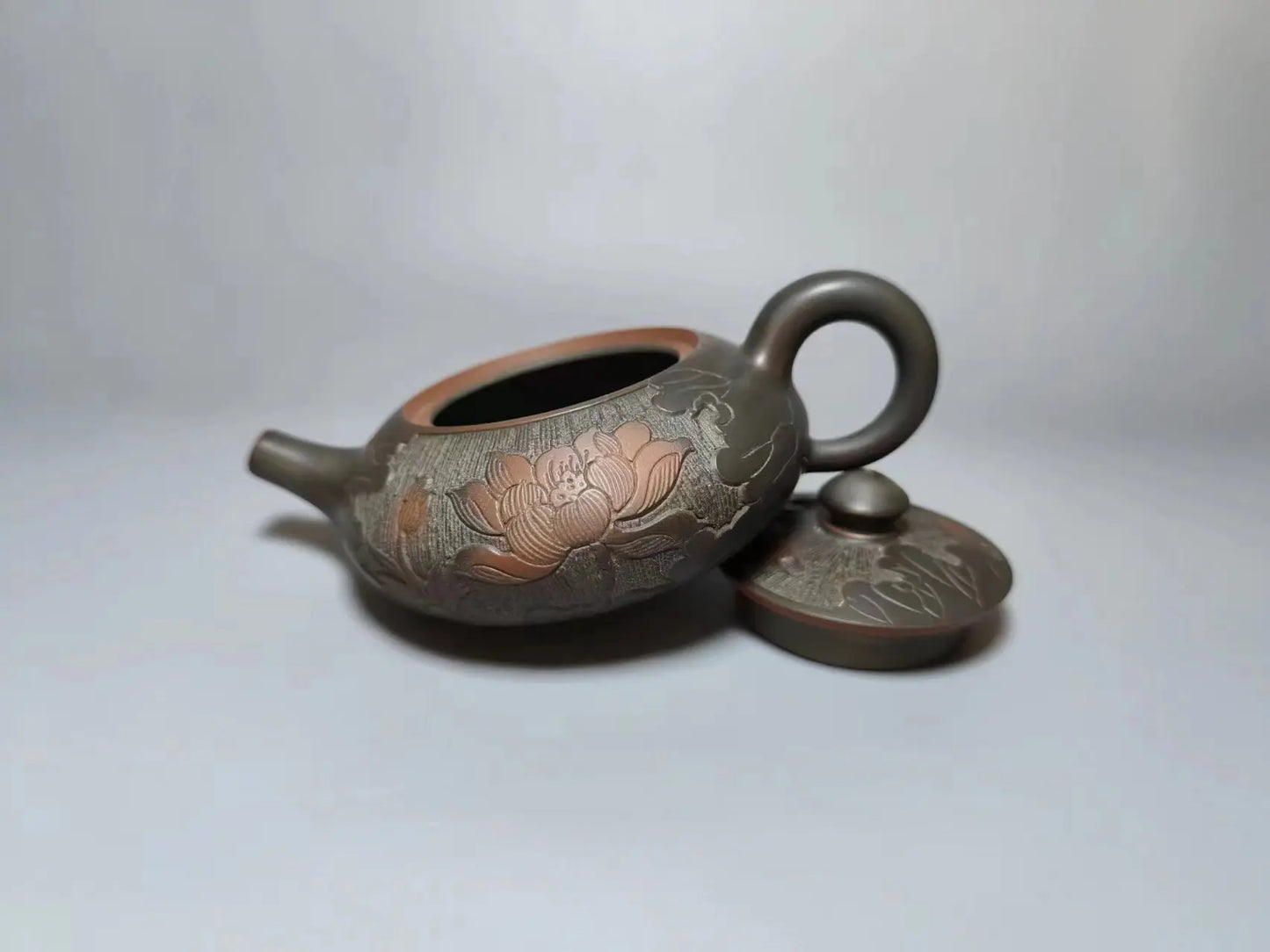 Nixing Pure Handmade Full Carving Teapot Carving filter handmade nixing clay customized gifts authentic theiere