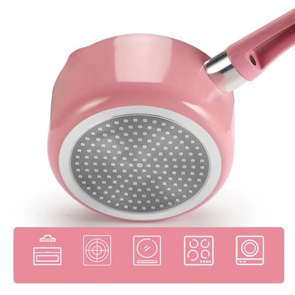 Non-stick Coating Aluminium Saucepan with Lid Milk Pot
