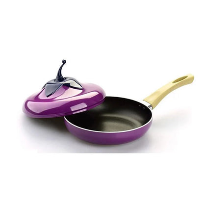Non-stick Fruit Frying Pan Color Saucepan Ceramic Pan Grill Pan Cast Aluminum Fry Pan Cookware Gas Induction Cooker Applicable