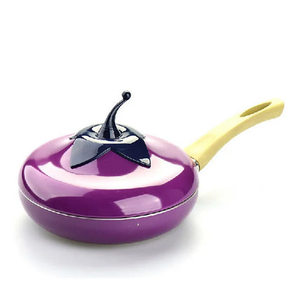 Non-stick Fruit Frying Pan Color Saucepan Ceramic Pan Grill Pan Cast Aluminum Fry Pan Cookware Gas Induction Cooker Applicable