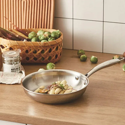 Non-stick Frying Pan Cooking Pot Fried Steak 304 Stainless Steel Pan Skillet Egg Gas Stove Cooker Oven Safe Kitchen Accessories