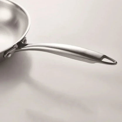 Non-stick Frying Pan Cooking Pot Fried Steak 304 Stainless Steel Pan Skillet Egg Gas Stove Cooker Oven Safe Kitchen Accessories