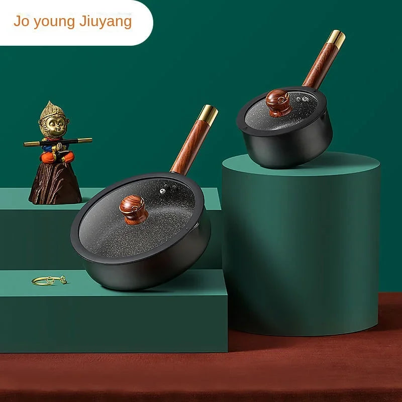 Non-stick Milk Pot Baby Food Supplement Pot Home Frying Pan Soup Pot Student Dormitory Cooking Instant Noodles Induction Cooker