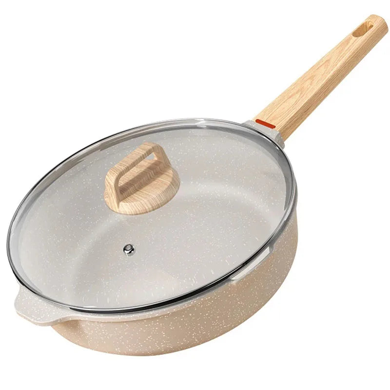 NonStick Pan Household Steak Fried Egg Frying Pan Smoke-Free Cooking Pot Crepe Artifact Pancake Frying Maker Kitchen Accessories