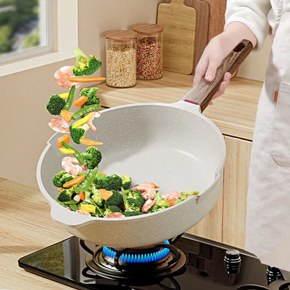 NonStick Pan Household Steak Fried Egg Frying Pan Smoke-Free Cooking Pot Crepe Artifact Pancake Frying Maker Kitchen Accessories