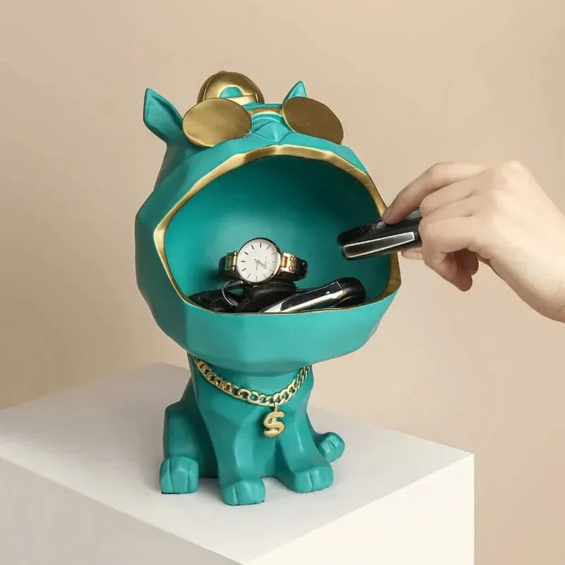 Nordic Light Luxury Creative Big Mouth Dog Key To Collect Xuanguan Coffee Table Decoration Wedding Joe Moved To A New Home Gift