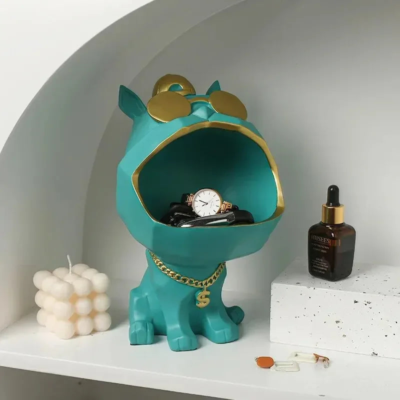 Nordic Light Luxury Creative Big Mouth Dog Key To Collect Xuanguan Coffee Table Decoration Wedding Joe Moved To A New Home Gift