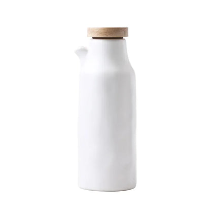 Nordic Style Kitchen Oil Bottles Ceramic Gravy Boats Kitchen Tools Home Tableware Soy Sauce Pots Cooking Oil Bottle