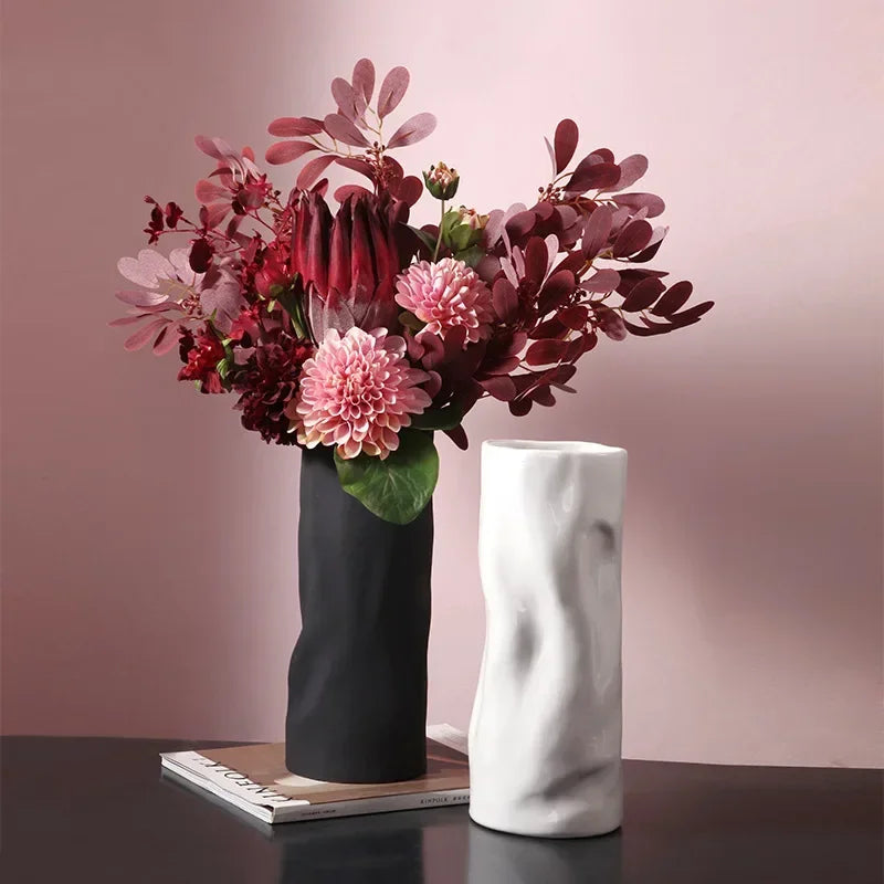 Nordic ins Ceramic Flower Pot Desktop Wedding Decoration Home Garden Decoration Miniature Jardin Garden-decoration Wedding Gifts