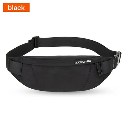 Nylon Fanny Pack Men Black Waist Bags sling mini waist for men crossbody s bag canvas motorcycle
