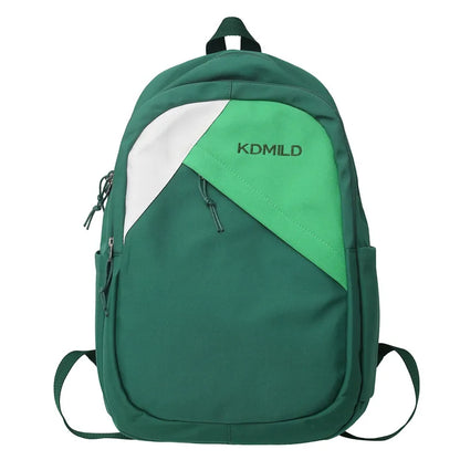 Nylon Fashion Green Girl Travel Book Backpack New Lady Leisure Bag Female Cute Harajuku College Backpack Women Laptop School Bag