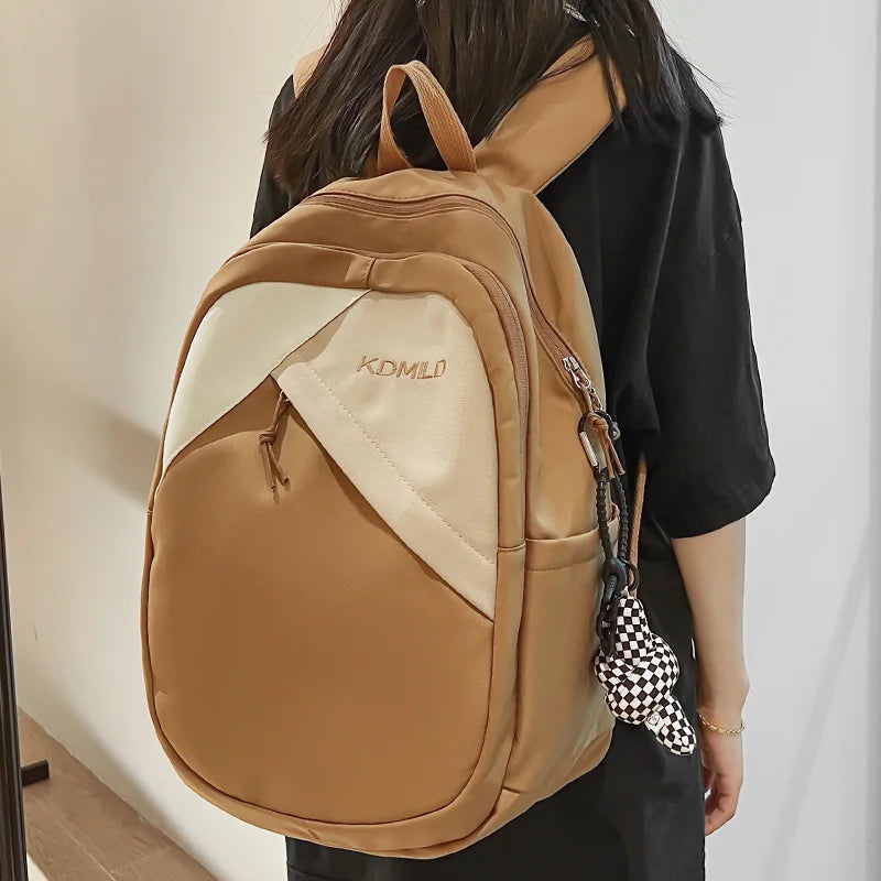 Nylon Fashion Green Girl Travel Book Backpack New Lady Leisure Bag Female Cute Harajuku College Backpack Women Laptop School Bag