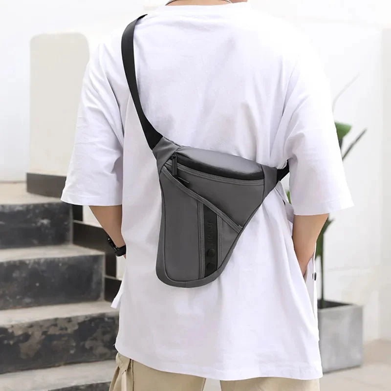 Nylon Male Belt Waist Hip Bum Thigh Bags Waterproof Casual Shoulder Messenger Motorcycle Rider Men Fanny Pack Drop Leg Bag