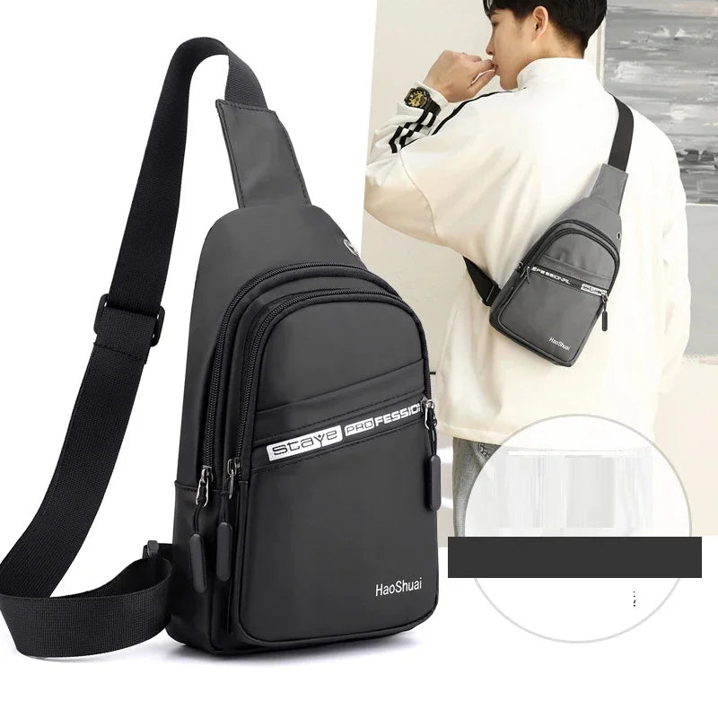 Nylon Men Rucksack Messenger Chest Pack Daypack Bag Fashion Travel Military Male Shoulder Bags Single Knapsack Backpack New
