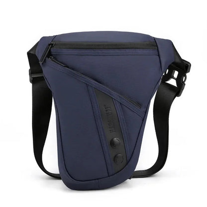 Nylon Men Waist Fanny Pack Belt Thigh Bags Waterproof Casual Shoulder Male Motorcycle Rider Hip Bum Drop Leg Bag