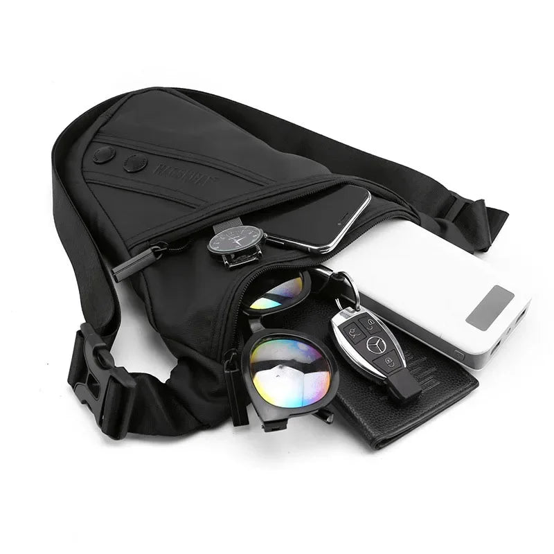 Nylon Men Waist Fanny Pack Belt Thigh Bags Waterproof Casual Shoulder Male Motorcycle Rider Hip Bum Drop Leg Bag