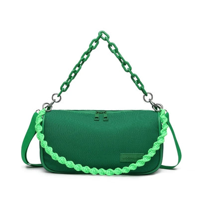 Nylon Shoulder Bag Underarm Tote Crossbody Bag Crossbody Purse Shoulder Bag Purse Sport Bag for Women Girl Dating Sport