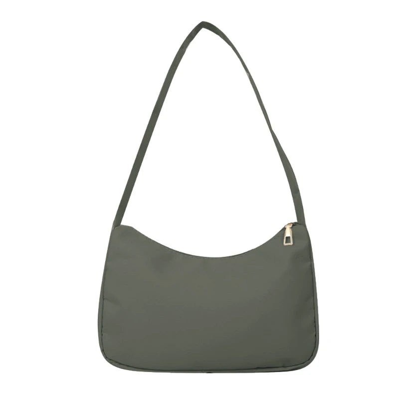 Nylon Shoulder Purse for Women Evening Handbag Armpit Bags Shoulder Bags Small Tote Bag Summer Simple Handbags