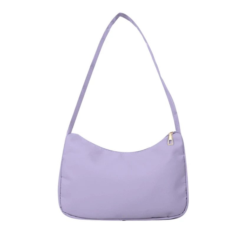 Nylon Shoulder Purse for Women Evening Handbag Armpit Bags Shoulder Bags Small Tote Bag Summer Simple Handbags