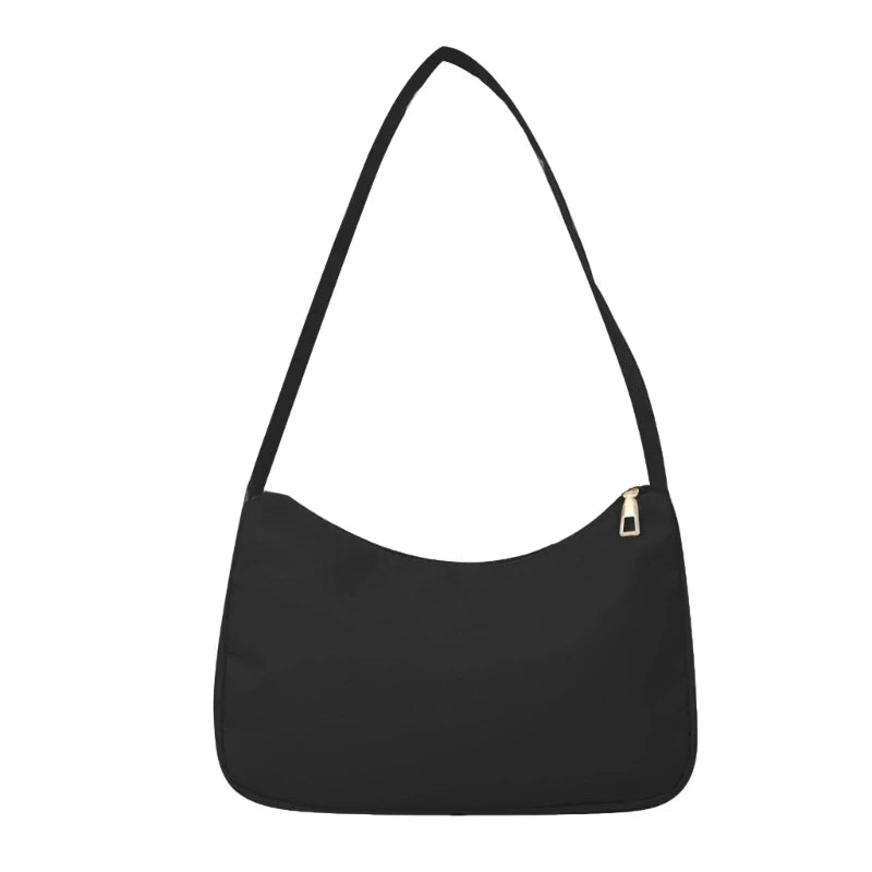 Nylon Shoulder Purse for Women Evening Handbag Armpit Bags Shoulder Bags Small Tote Bag Summer Simple Handbags