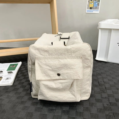 Nylon Solid Color Simple Style Women Female Small Lightweight Messenger Bags Girls Unisex Teenage Soft Shoulder bag Fashion