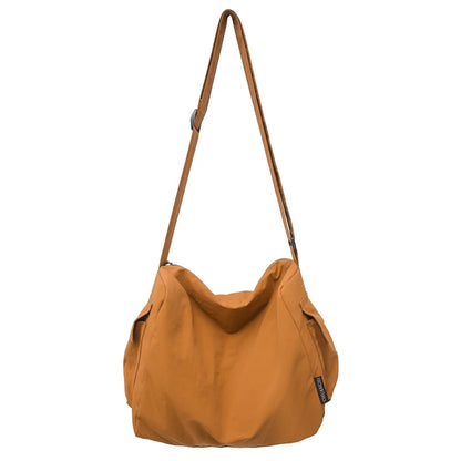 Nylon Solid Color Simple Style Women Female Small Lightweight Messenger Bags Girls Unisex Teenage Soft Shoulder bag Fashion