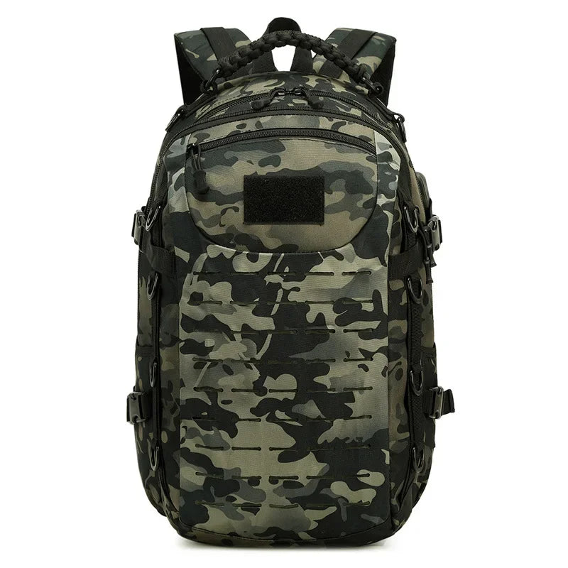 Nylon Tactical Backpack Waterproof Outdoor Bag 35L Sports Backpacks Hiking Mountaineering Camping Fishing