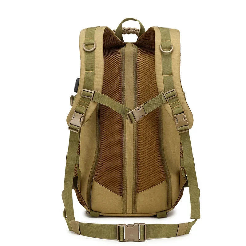Nylon Tactical Backpack Waterproof Outdoor Bag 35L Sports Backpacks Hiking Mountaineering Camping Fishing