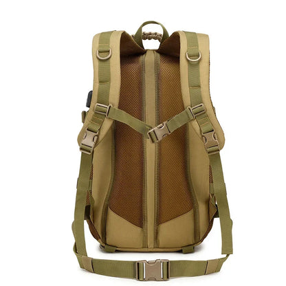 Nylon Tactical Backpack Waterproof Outdoor Bag 35L Sports Backpacks Hiking Mountaineering Camping Fishing