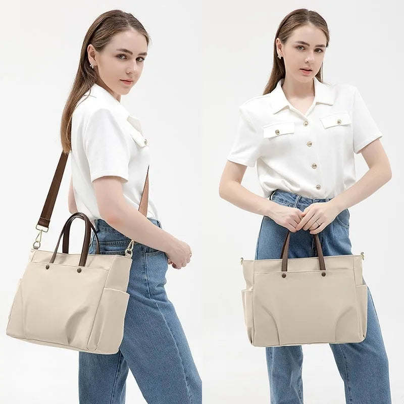Nylon Tote Bag Laptop Bags Women Shoulder Bag Handheld Large Capacity Crossbody Bags