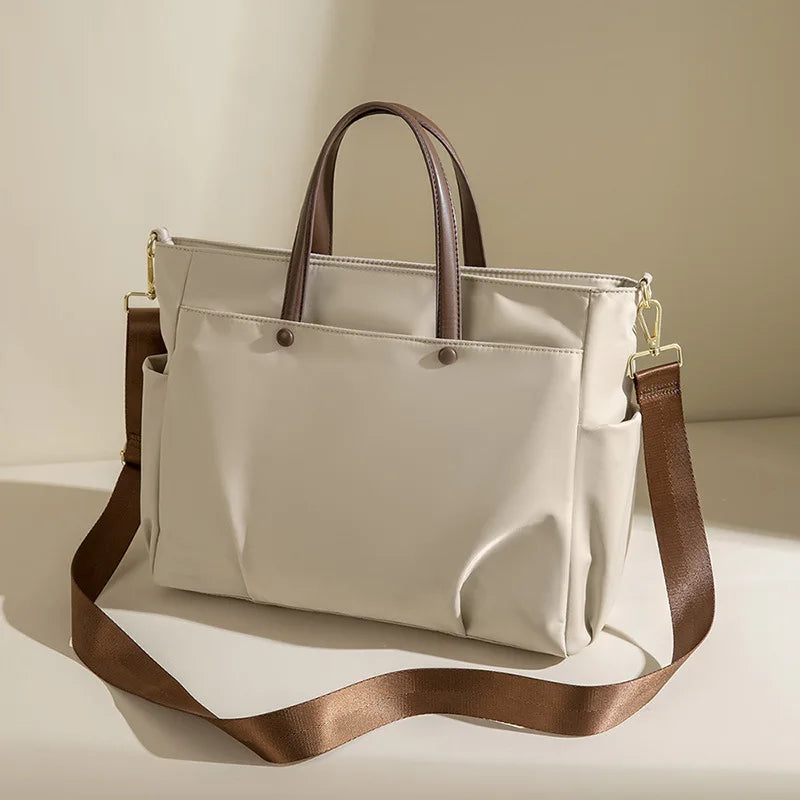 Nylon Tote Bag Laptop Bags Women Shoulder Bag Handheld Large Capacity Crossbody Bags