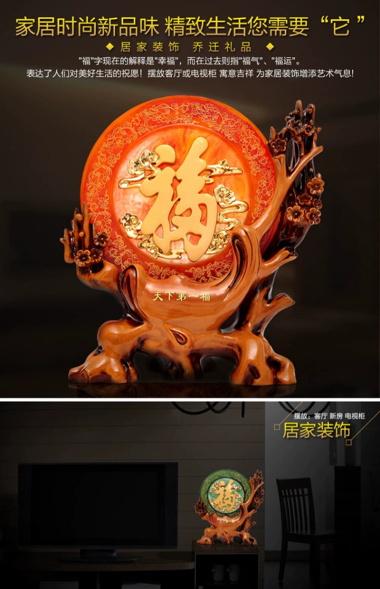 Free shipping resin statue handicraft living room TV cabinet office desktop ornaments wedding gift Modern 3D Text Effect