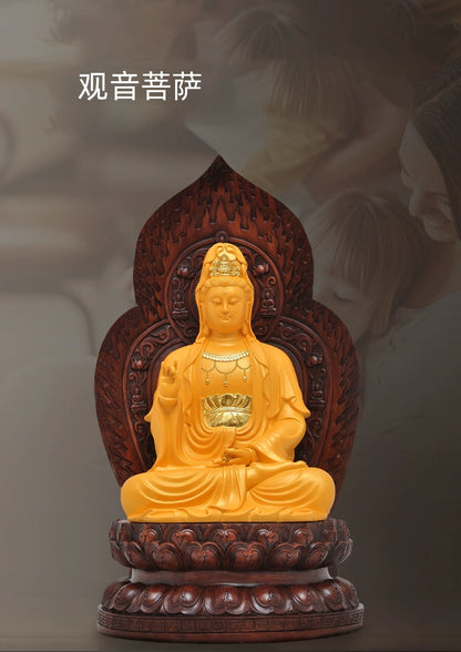 Resin amida Buddha shakyamuni Buddha medicine guru Buddha handicraft Buddha house sitting room TV ark porch decoration temple