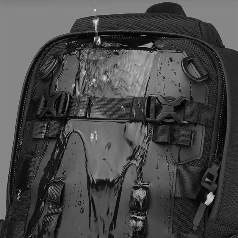OZUKO 17 inch Men Backpack Large Capacity  Laptop Backpacks USB Charging Teenager Schoolbag Male Waterproof Travel Bag Mochilas