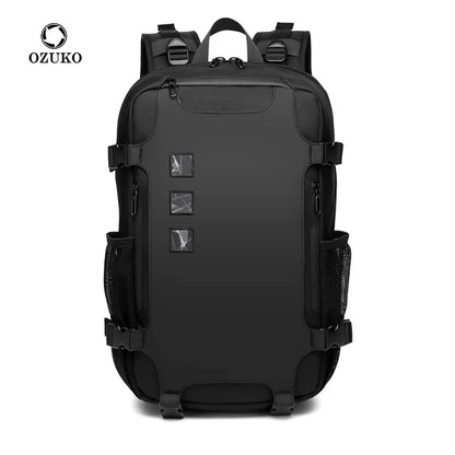 OZUKO  Backpack Large  15.6 inch Laptop Backpacks USB Charging Teenager Schoolbag Male Waterproof Travel Bag Mochilas