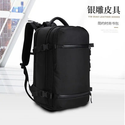 OZUKO Backpack Men travel pack Shoes Bag Male Luggage Multifunctional Backpack USB Large Waterproof 17.3 laptop Women Bag New
