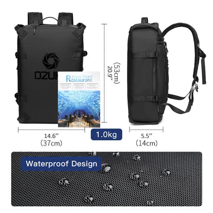 OZUKO Backpack Travel Cabin Outdoor Motorcycle Backpacks 15.6 inch Laptop Backpack Teenager Male Waterproof Travel Bag Mochilas